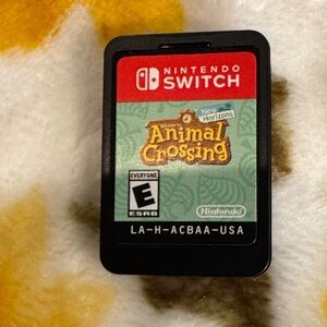 Nintendo Switch Animal Crossing Game Card - Black and Green